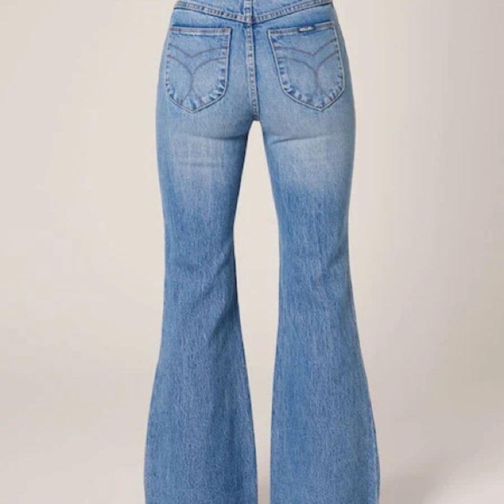ROLLAS Blue Flared Women Jeans